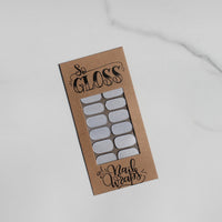 Metallic Silver Gel Wraps