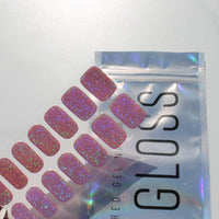 Clubbin' Pink Semi-Cured Nail Wraps