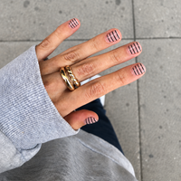 Black Stripes Nail Wraps