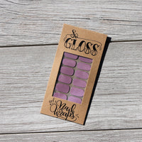 Frosted Lavender Gel Wraps