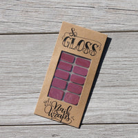 Mauve Gel Wraps