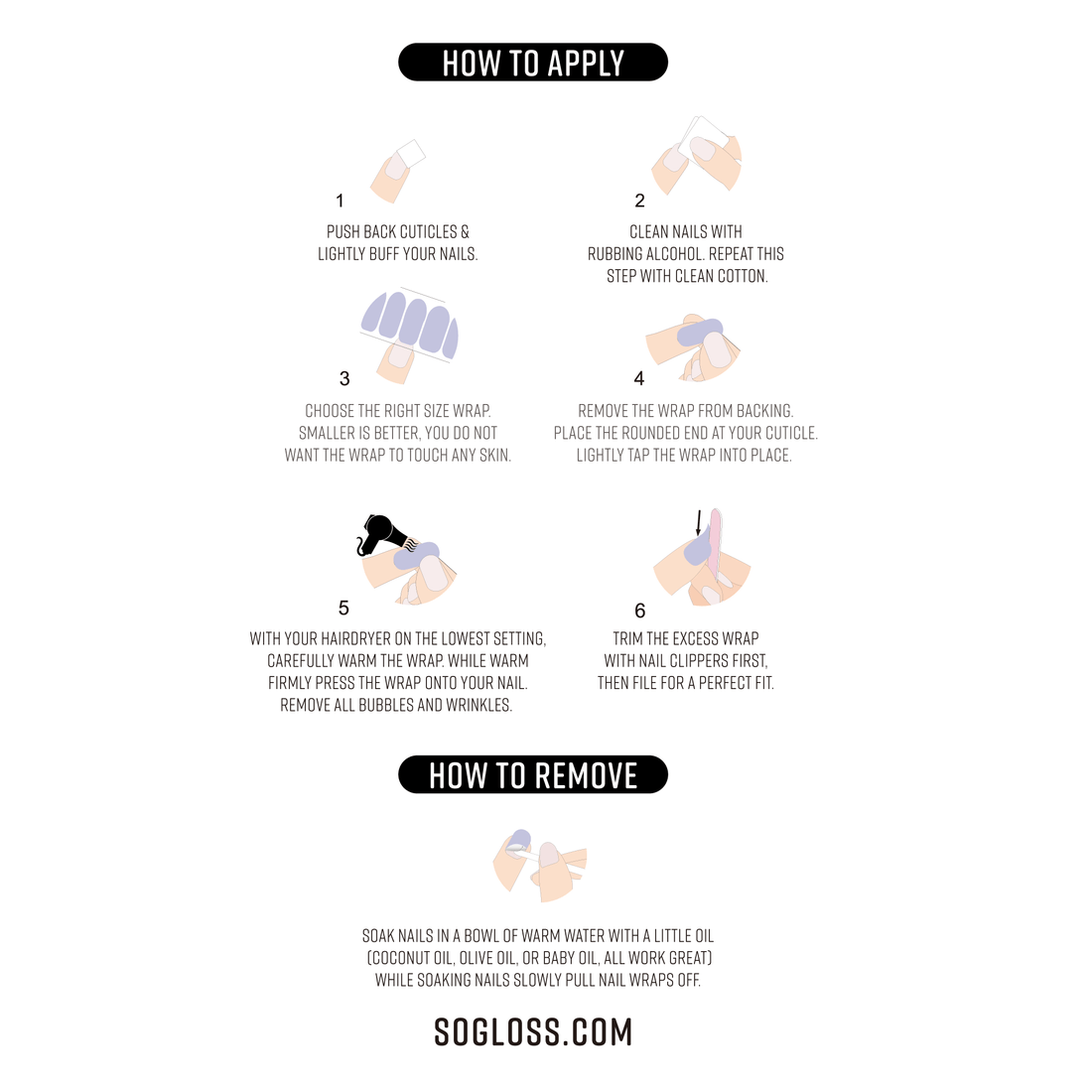 Solid Red Nail Wraps