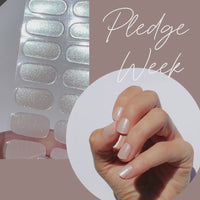 Pledge Week Semi-Cured Nail Wraps