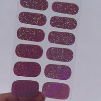 Clubbin' Pink Semi-Cured Nail Wraps