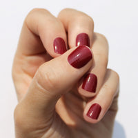 Solid Wine Nail Wraps