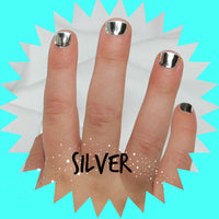 Silver & Gold Kids Nail Wraps
