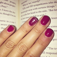 Silver Stripes Nail Wraps