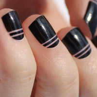 Black Olivia Nail Wraps