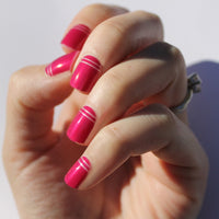 Raspberry Olivia Nail Wraps