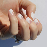 White Elle Nail Wraps