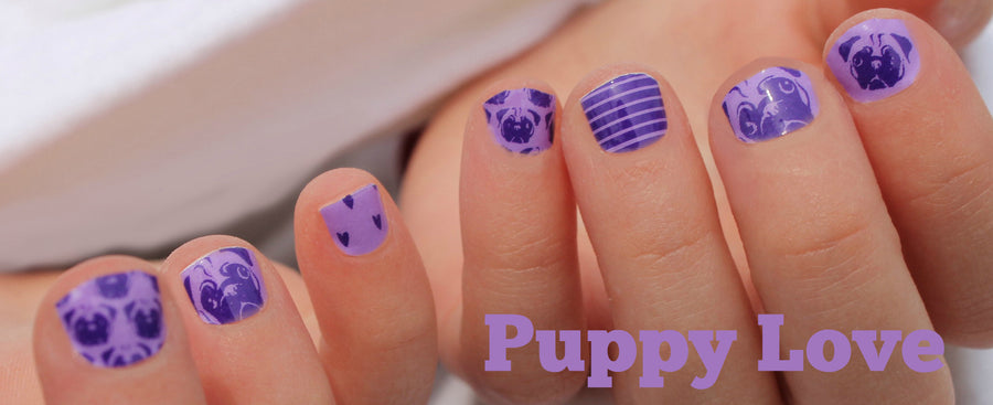 Pug Kids Nail Wraps