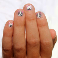 Cats vs Dogs Kids Nail Wraps