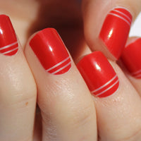 Red Olivia Nail Wraps