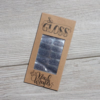 Silver Glitter Gel Wraps