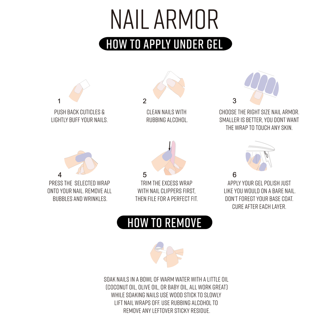 Nail Armor - Over 100 Nail Wraps!