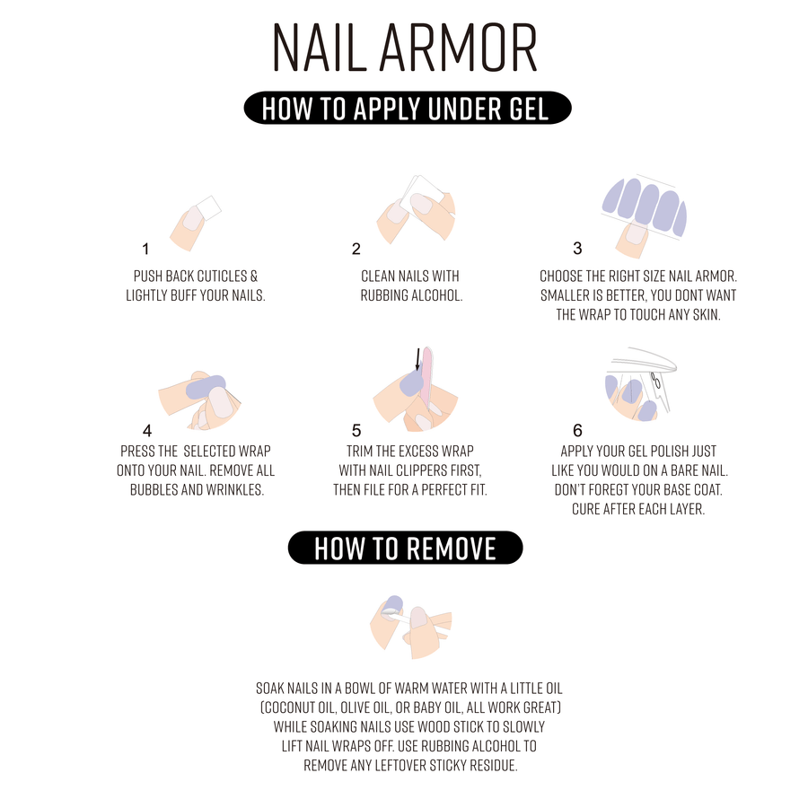 Nail Armor - Over 100 Nail Wraps!