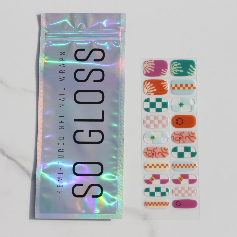 Wild One Semi-Cured Nail Wraps