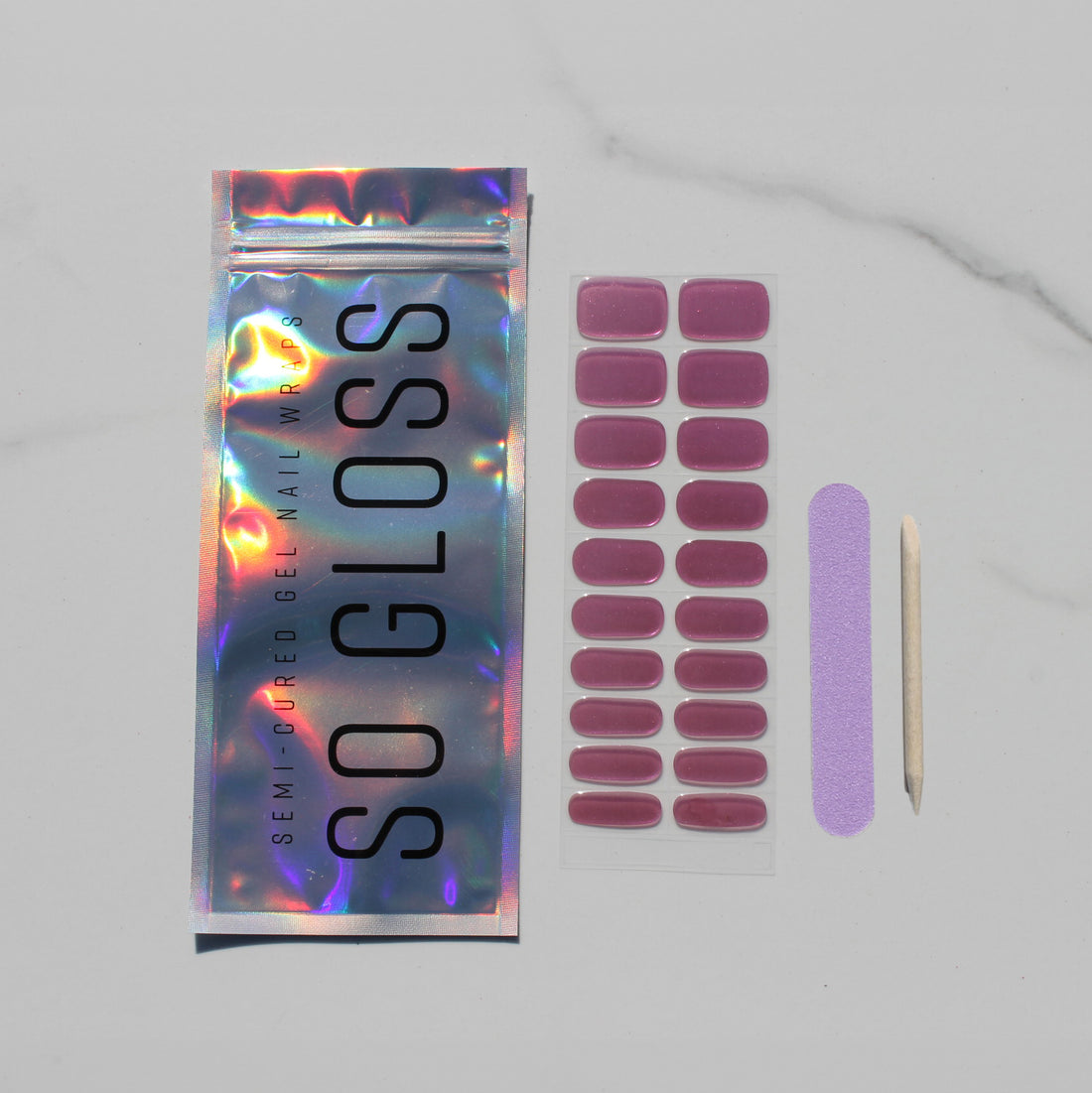 Shine On Semi-Cured Nail Wraps