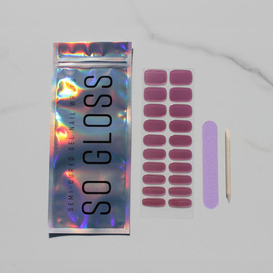 Shine On Semi-Cured Nail Wraps