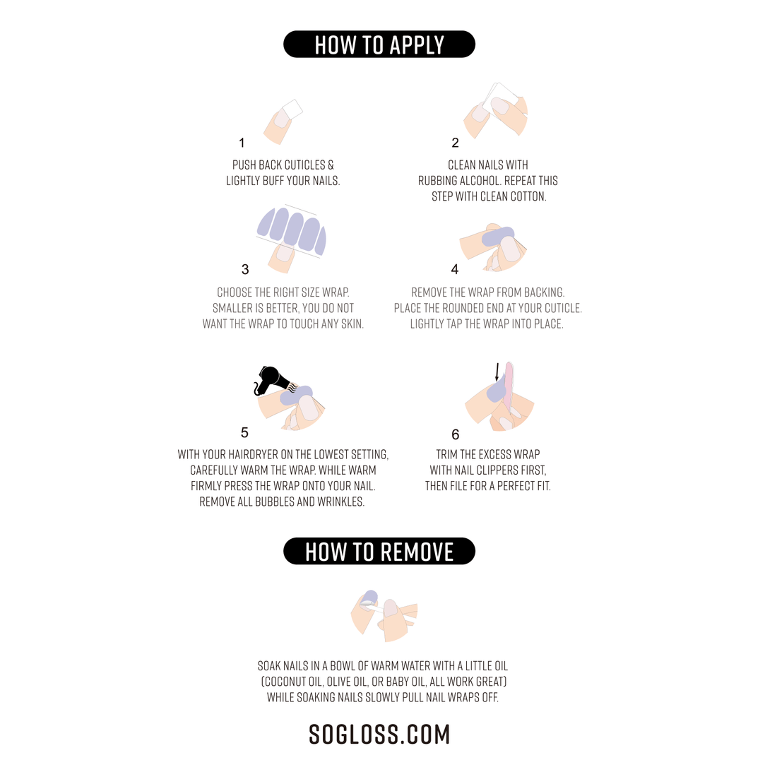 Solid Gold Nail Wraps