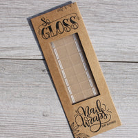 White Mia Nail Wraps