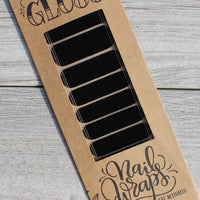 Black Olivia Nail Wraps