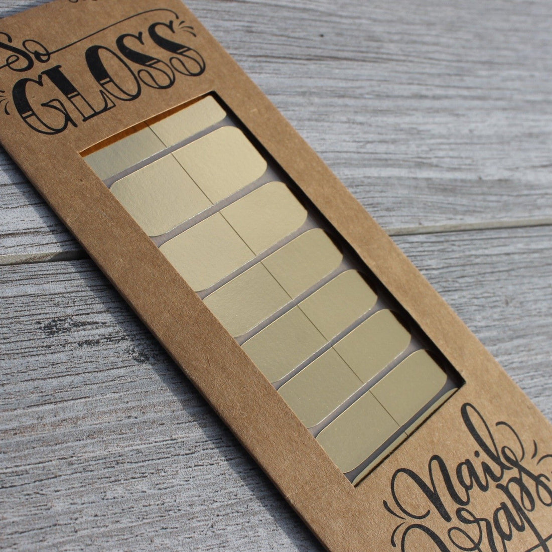Solid Gold Nail Wraps