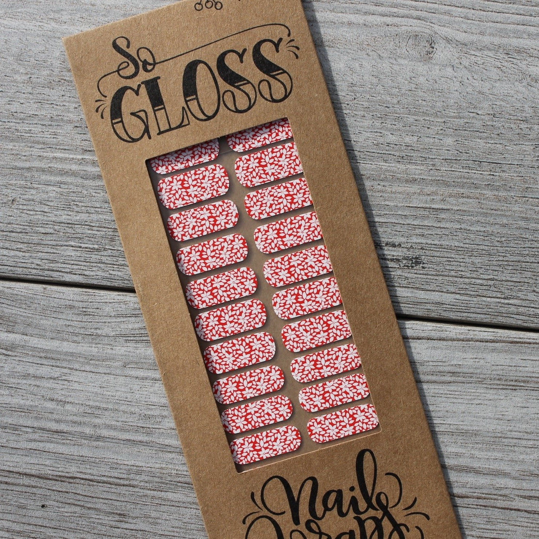 Poppy Flower Kids Nail Wraps