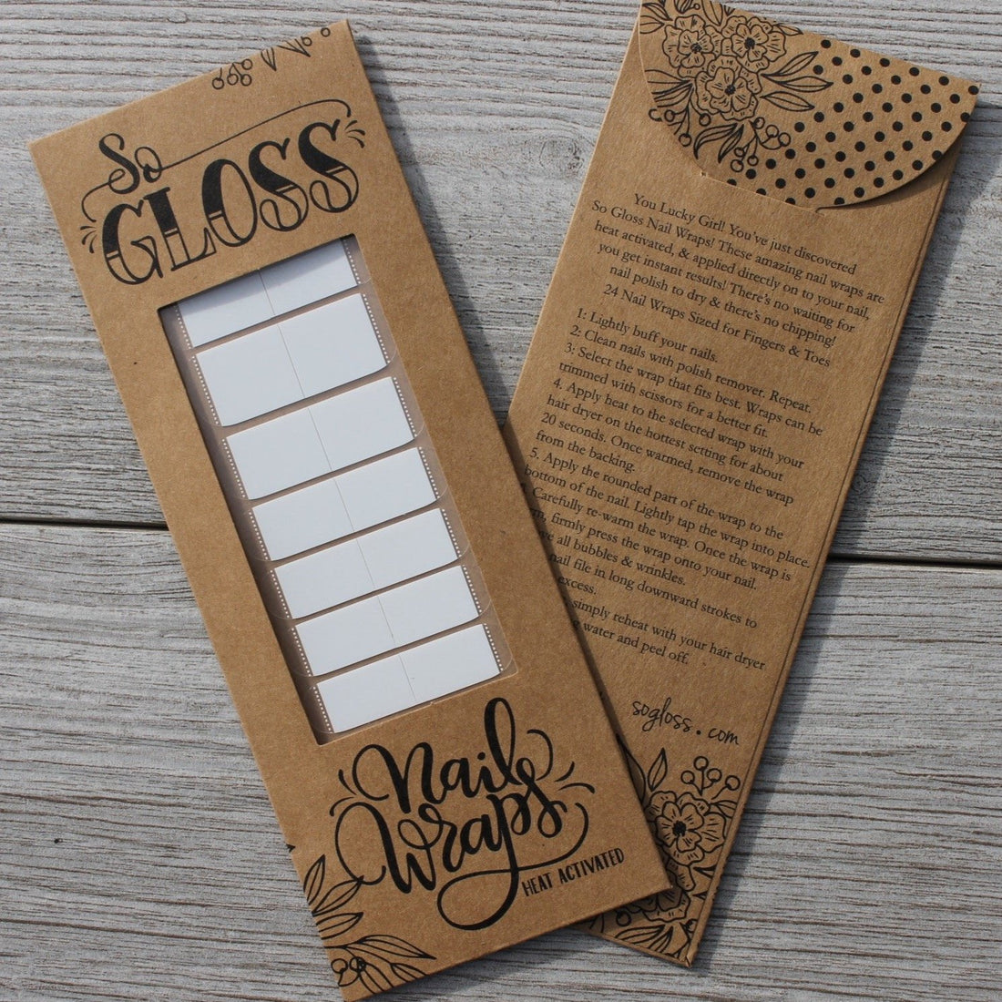 White Emma Wraps
