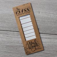 White Avery Nail Wraps