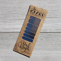 Solid Silver Nail Wraps
