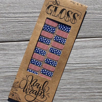 Stars & Stripes Kids Nail Wraps