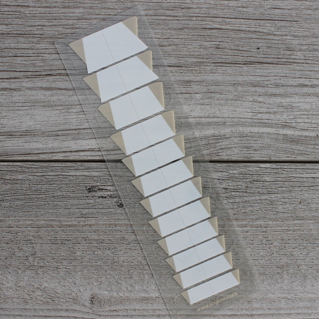 White & Nude Ava Nail Wraps