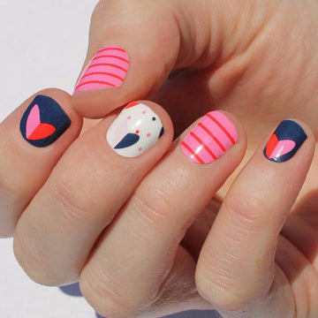 Joyful Heart Nail Wraps