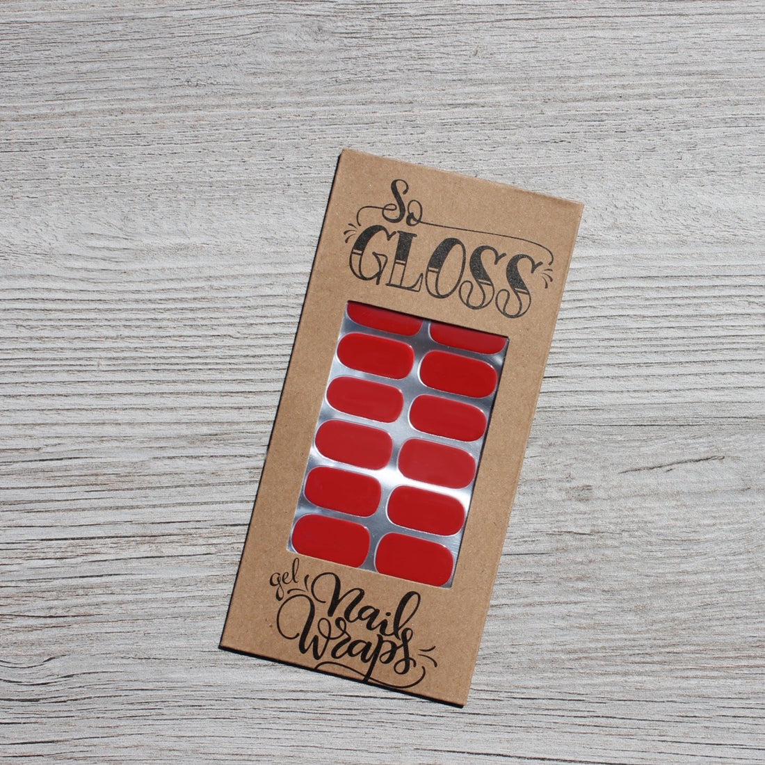 Fire Red Gel Wraps