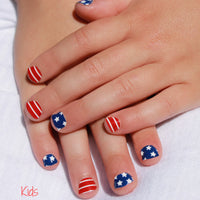 Stars and Stripes Mom & Me Nail Wraps