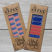 Stars and Stripes Mom & Me Nail Wraps