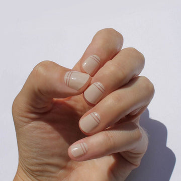 Nude Olivia Nail Wraps