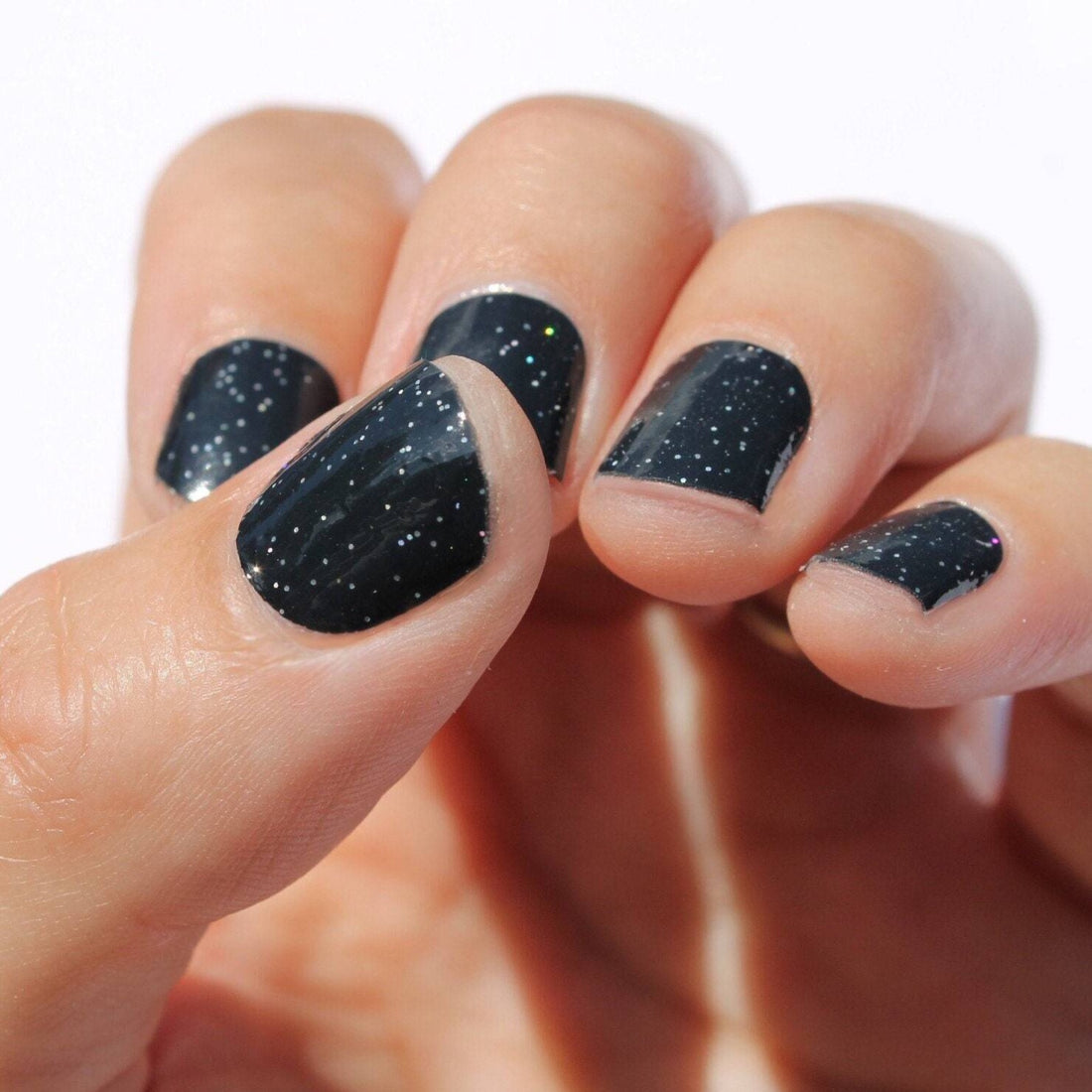 Black Glitter Gel Wraps