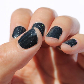 Black Glitter Gel Wraps