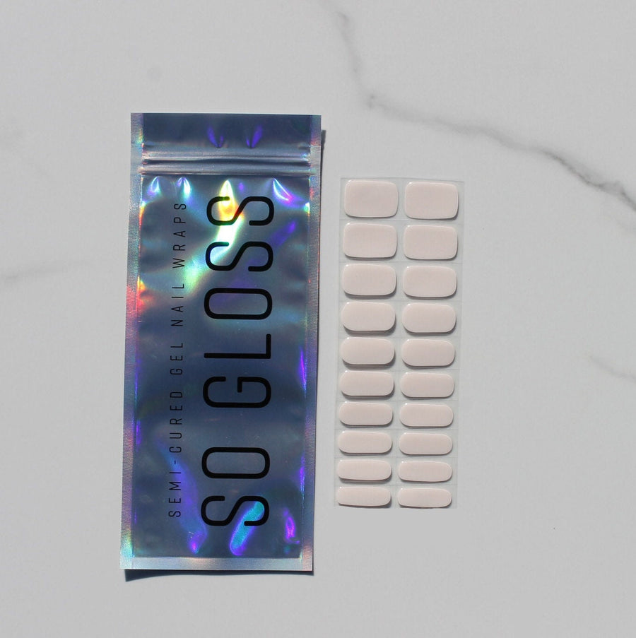 Marshmallow World Semi-Cured Nail Wraps