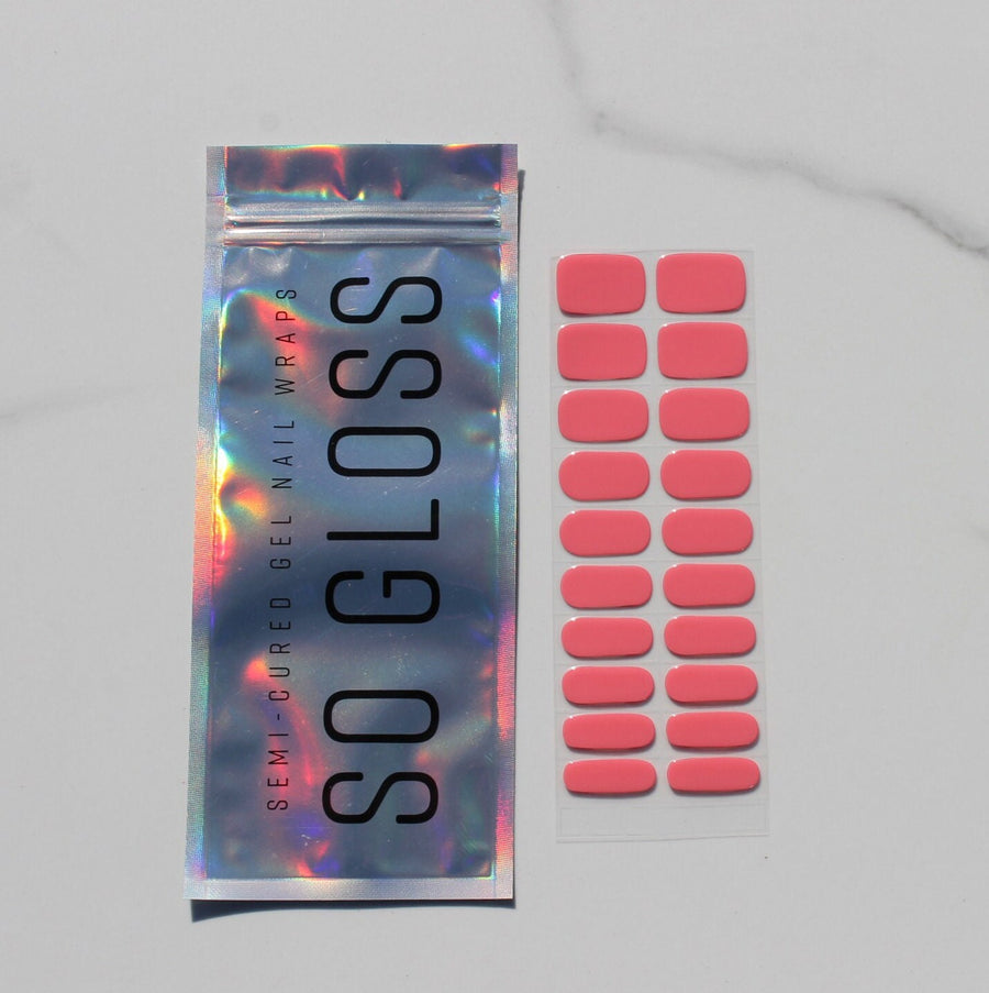 Beach Vibes Semi-Cured Nail Wraps