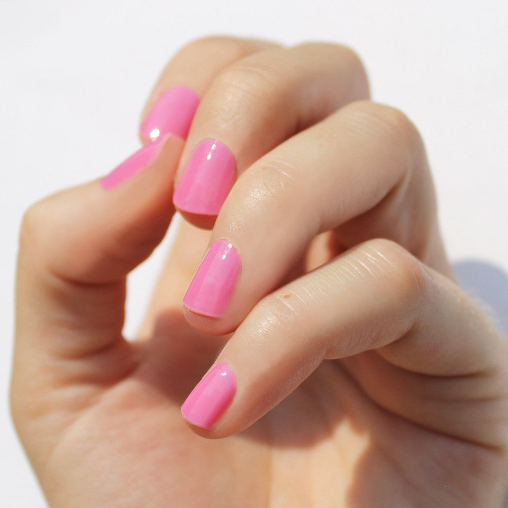 Solid Pink Nail Wraps