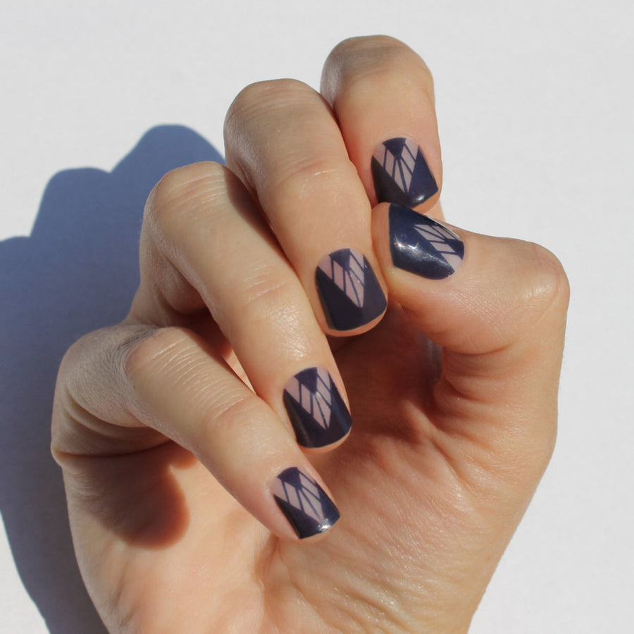 Indigo Boho Nail Wraps