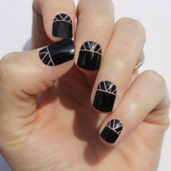 Black Indio Nail Wraps