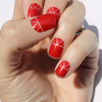 Red Indio Nail Wraps