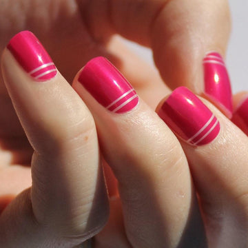 Raspberry Olivia Nail Wraps