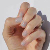 Barely There Gray Elle Nail Wraps