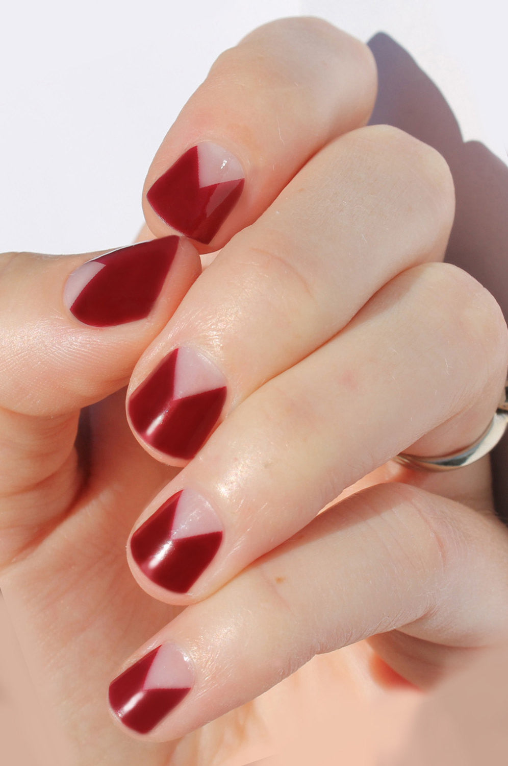 Wine Elle Nail Wraps