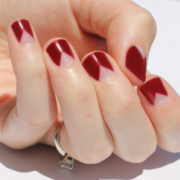 Wine Elle Nail Wraps